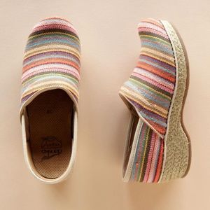 Dansko Cabana Stripe Clogs